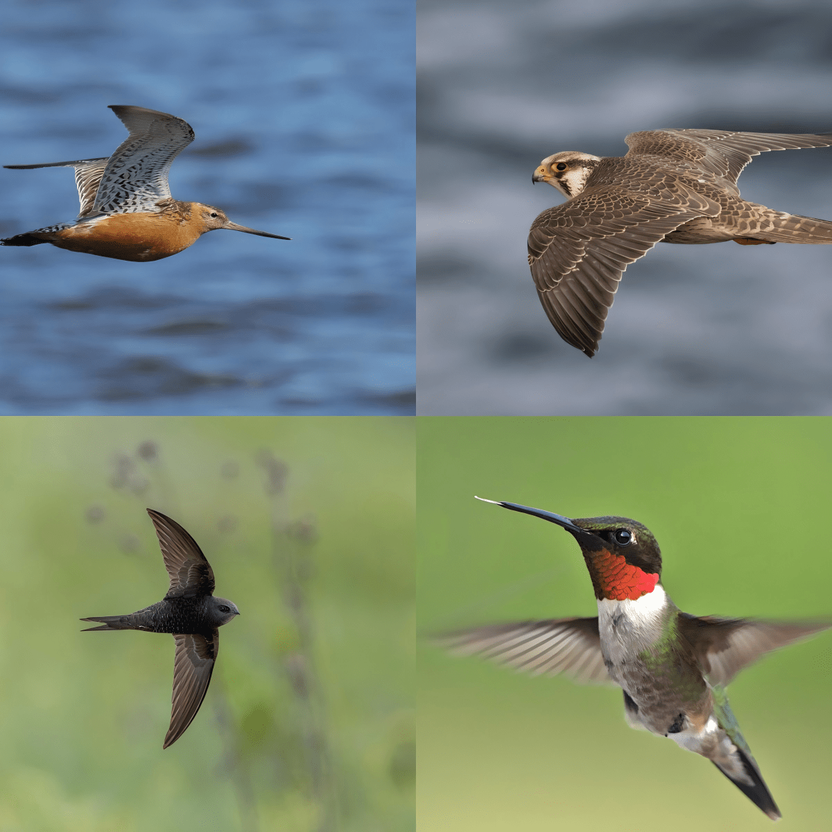 Migration speed ranking: Who is the "supersonic fighter" among birds?