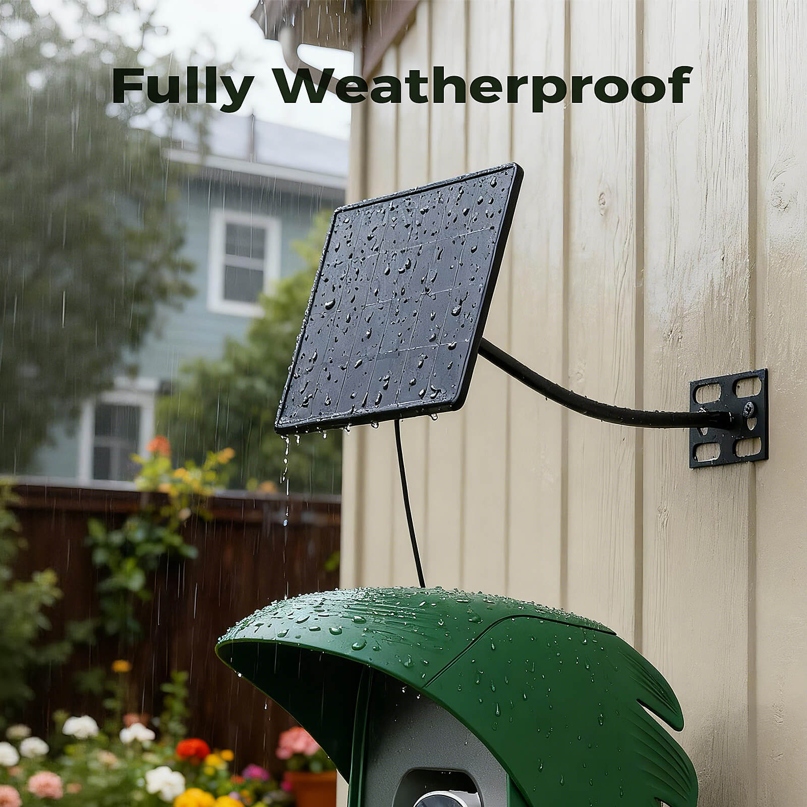 Solar Panel Mounting Bracket | Extended 10-inch Metal Gooseneck