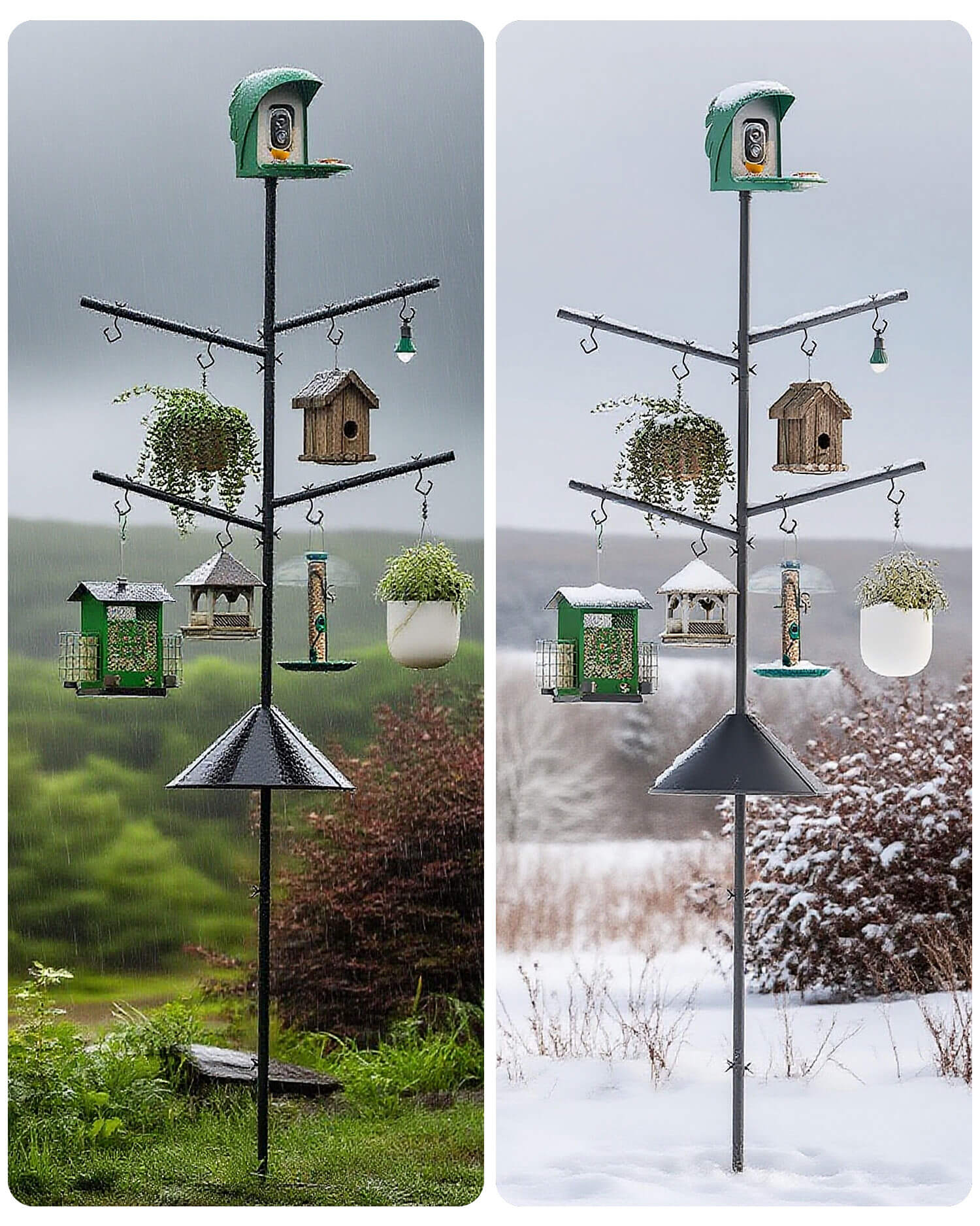 perchme Pole - Bird Feeder Pole