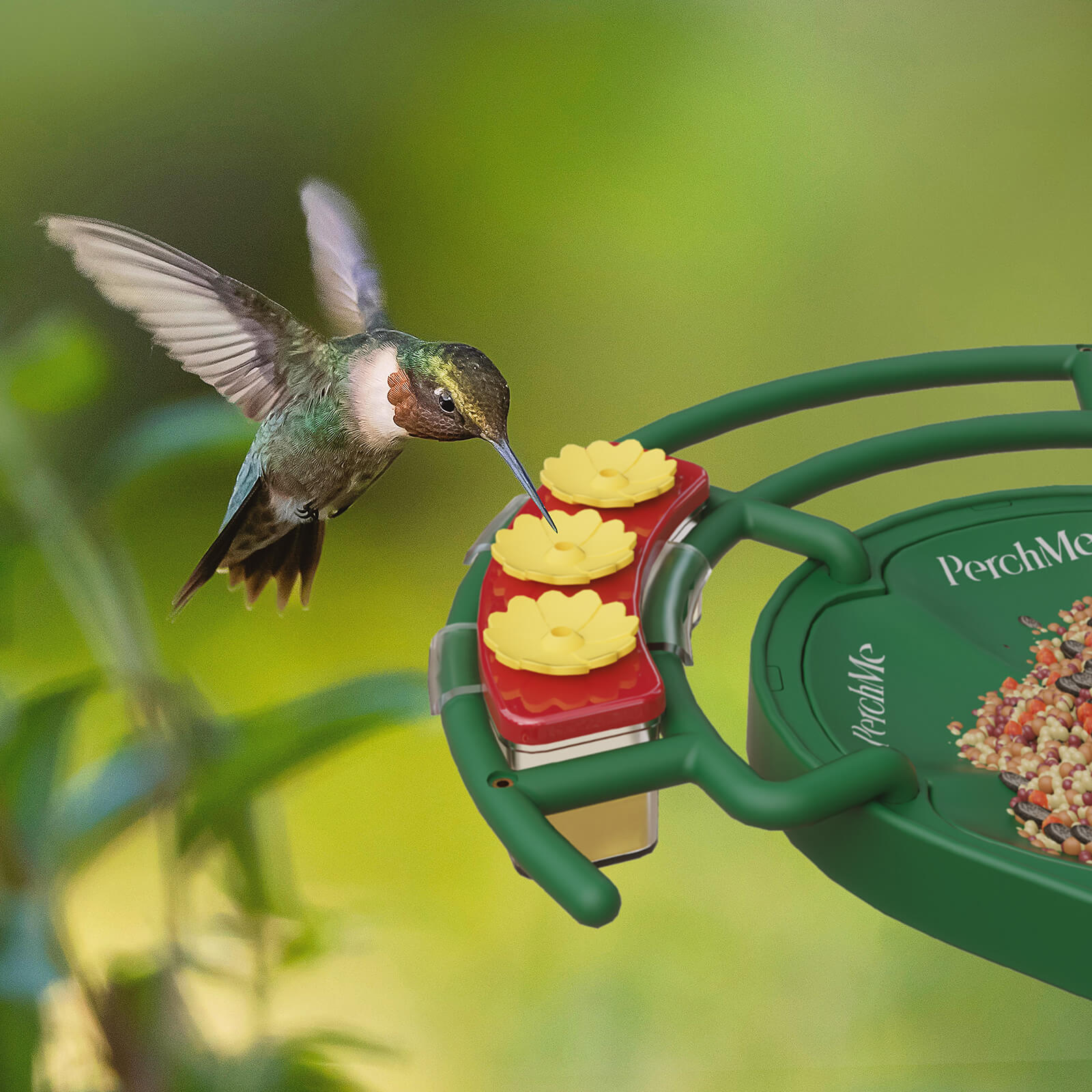 Perchme Hummingbird Feeder Perch, Compatible with Perchme, Attract Hummingbirds, Ideal Gift for Hummingbird Lovers