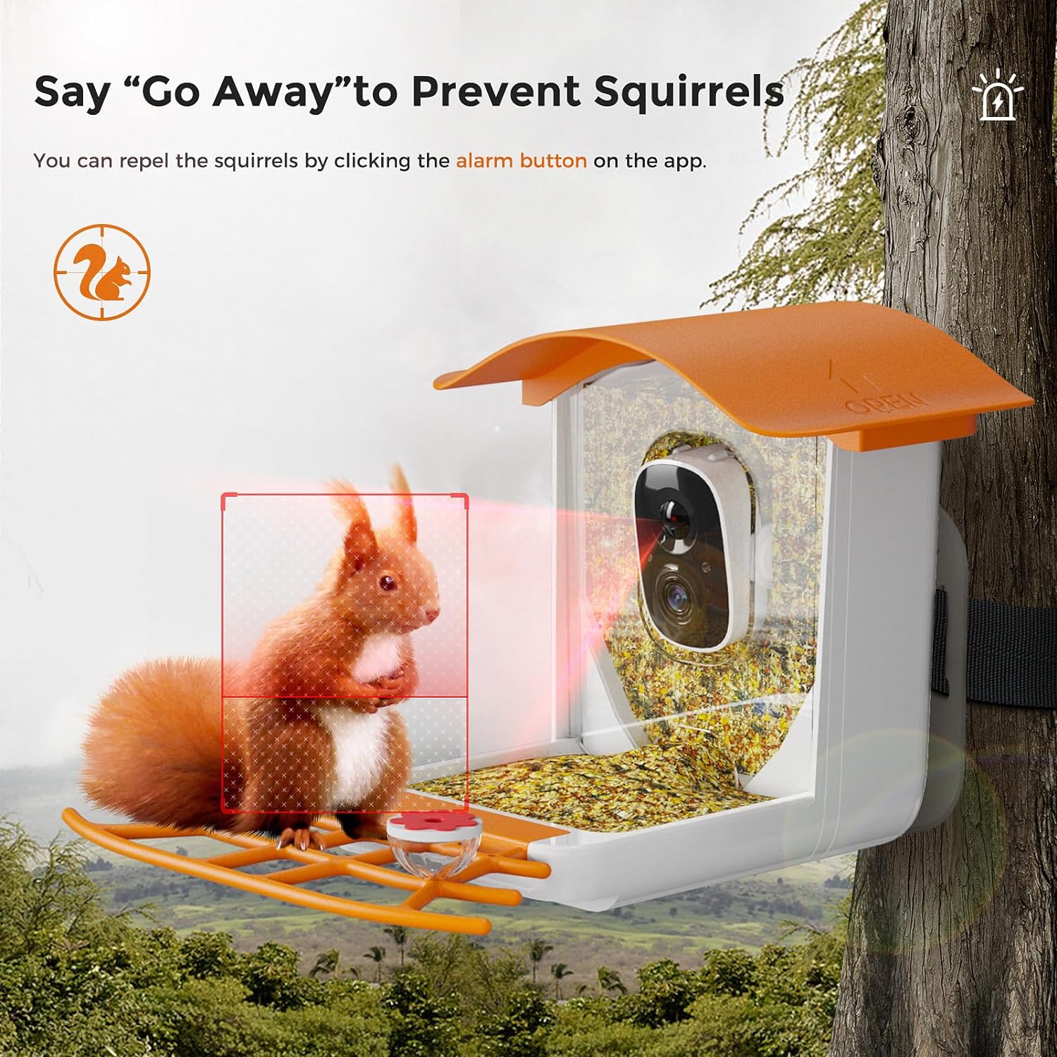 PerchMe Smart Bird Feeder Camera Wireless,2K,Solar Powered, AI Recognition, Auto Capture & App Notify